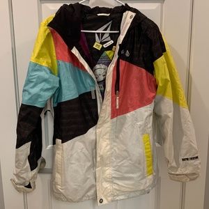 Volcom Water Resistant Shell Jacket Size Medium